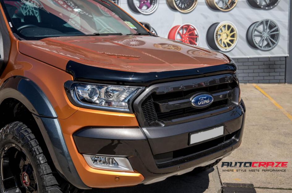 FORD RANGER AB811 SATIN BLACK GLOSS INSERTS